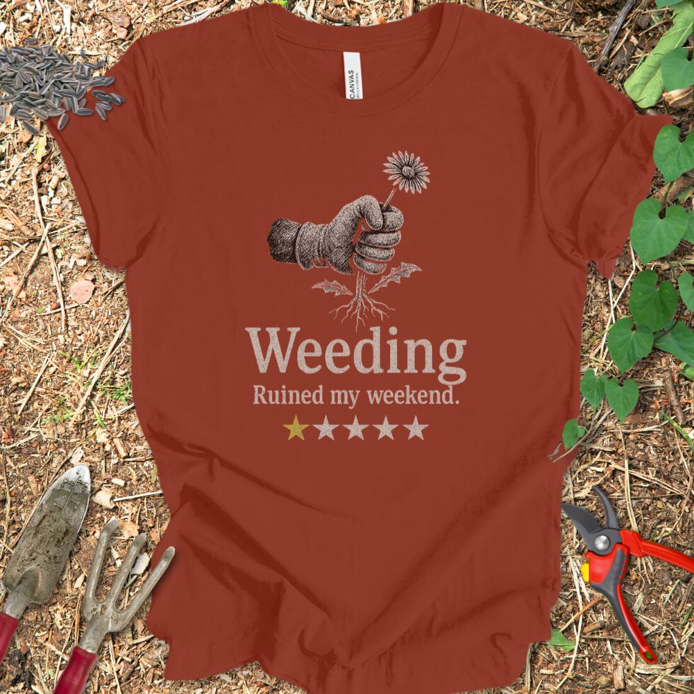 Printify T-Shirt Rust / S Weeding Ruined My Weekend