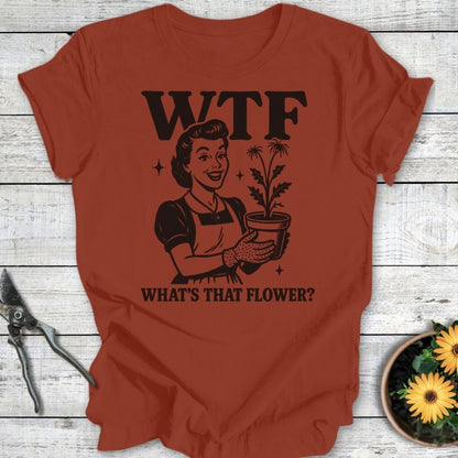 Printify T-Shirt Rust / S What's that flower?