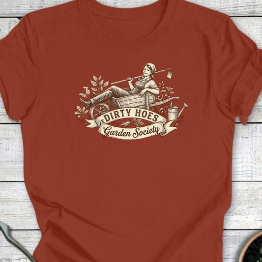 Printify T-Shirt Rust / S Wheelbarrow Royalty T-Shirt