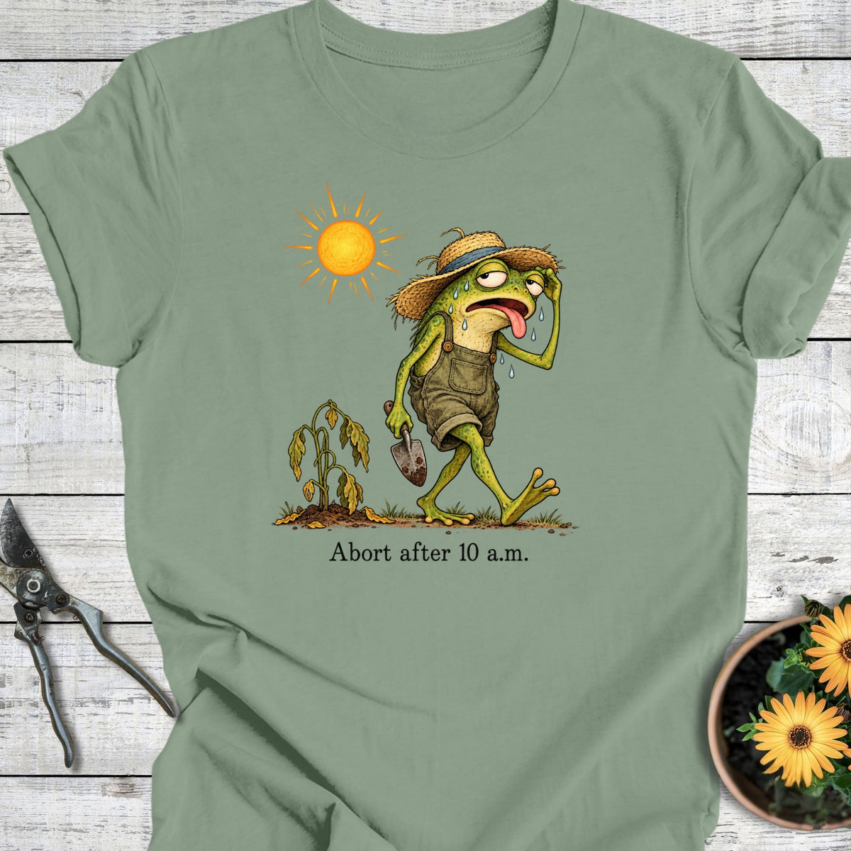 Printify T-Shirt Sage / S Abort T-Shirt