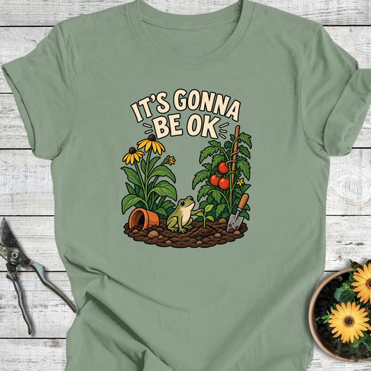 Printify T-Shirt Sage / S Be Ok T-Shirt