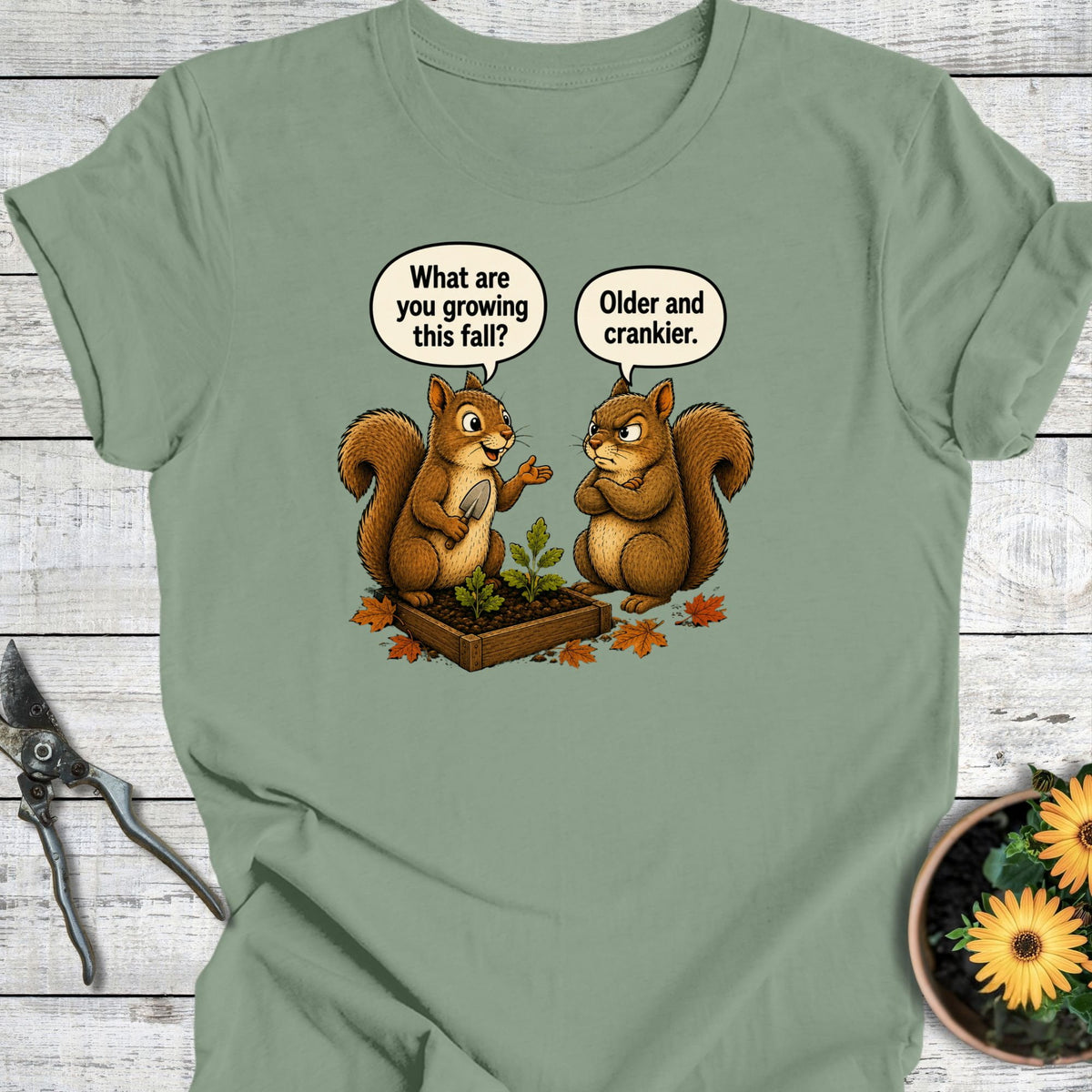 Printify T-Shirt Sage / S Crankier T-Shirt