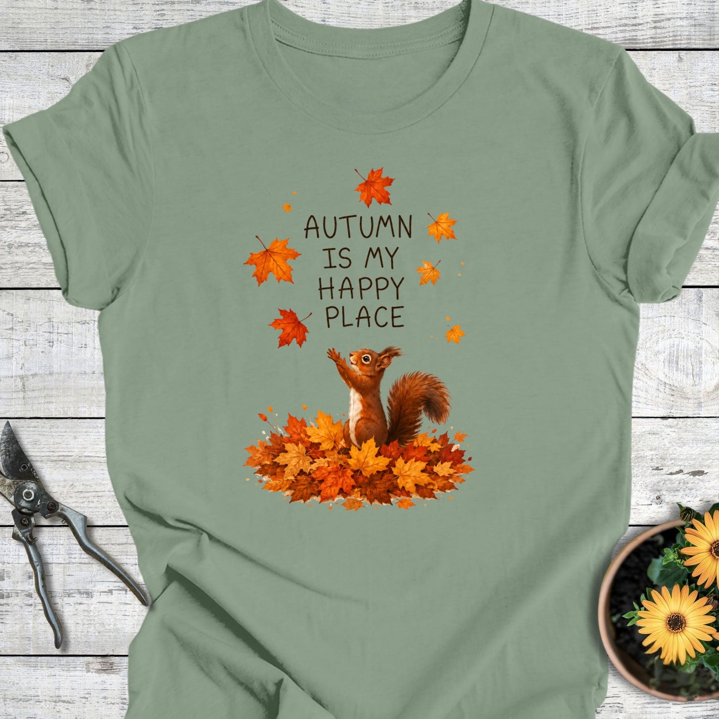 Printify T-Shirt Sage / S Happy Place T-Shirt