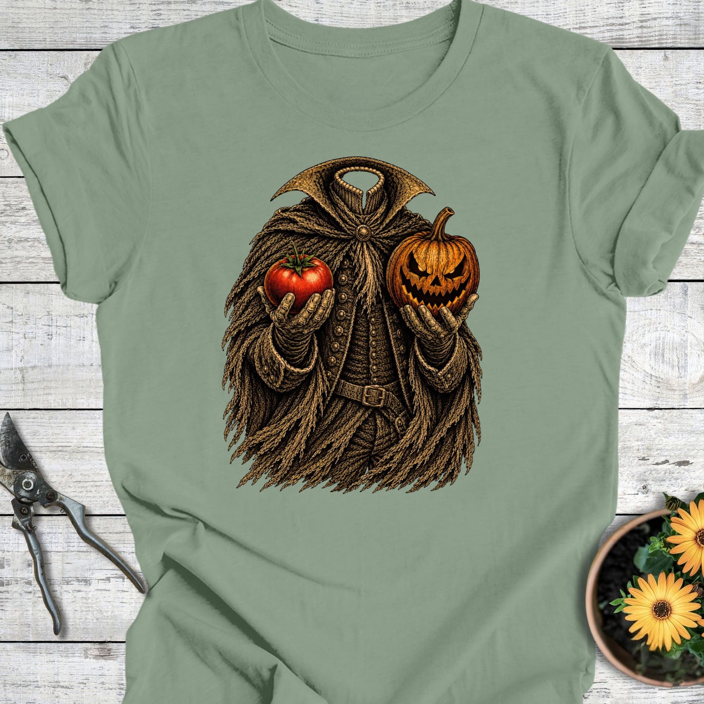 Printify T-Shirt Sage / S Headless Harvest T-Shirt