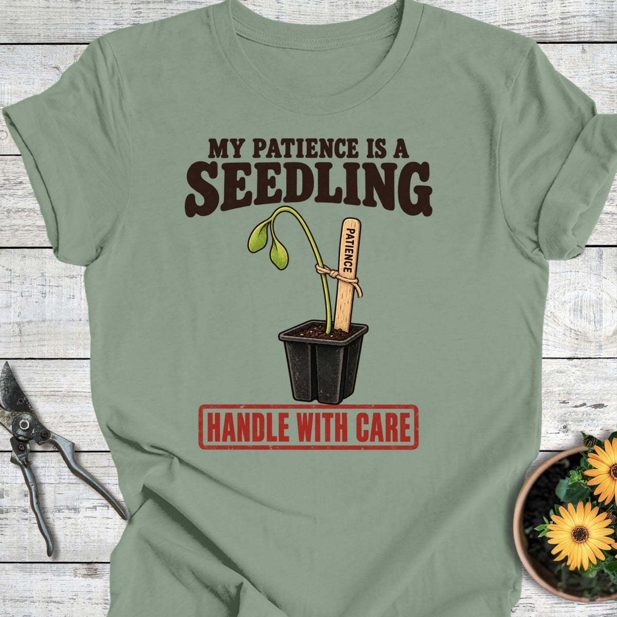 Printify T-Shirt Sage / S My Patience T-Shirt