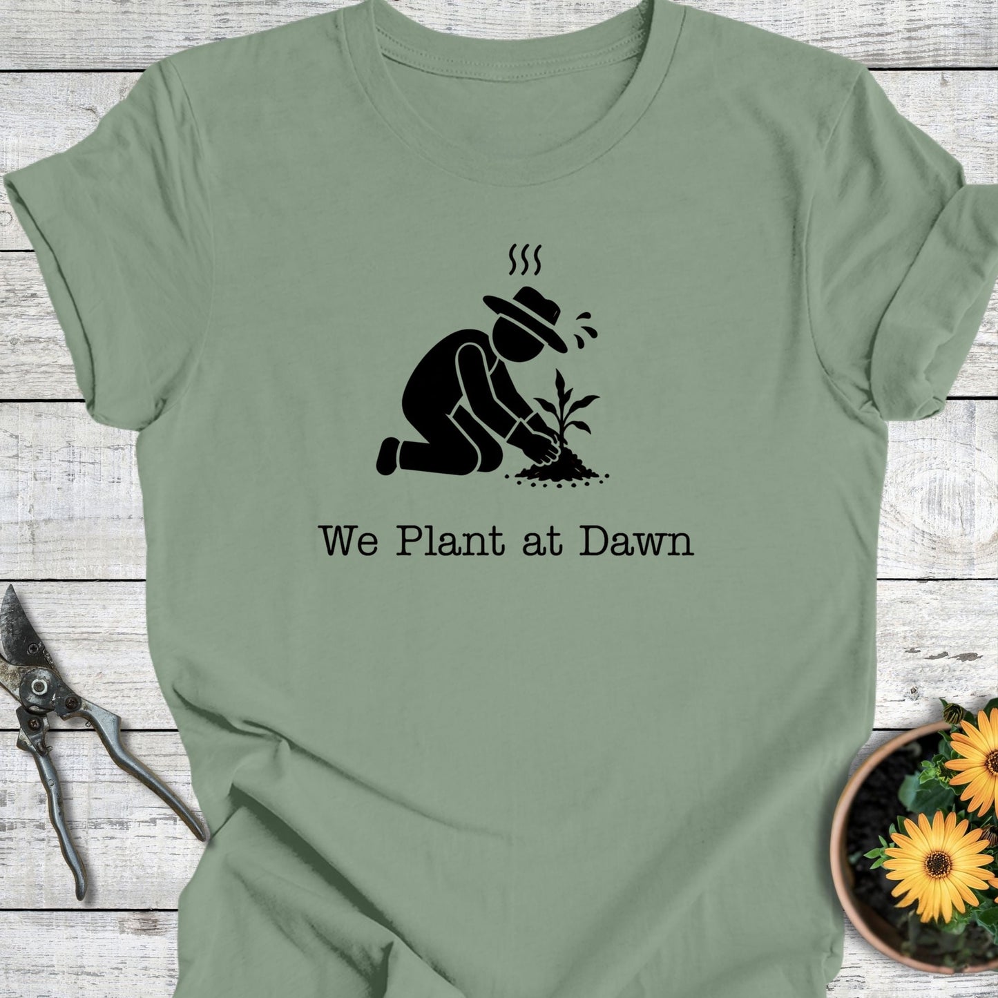 Printify T-Shirt Sage / S Plant at Dawn IV T-Shirt