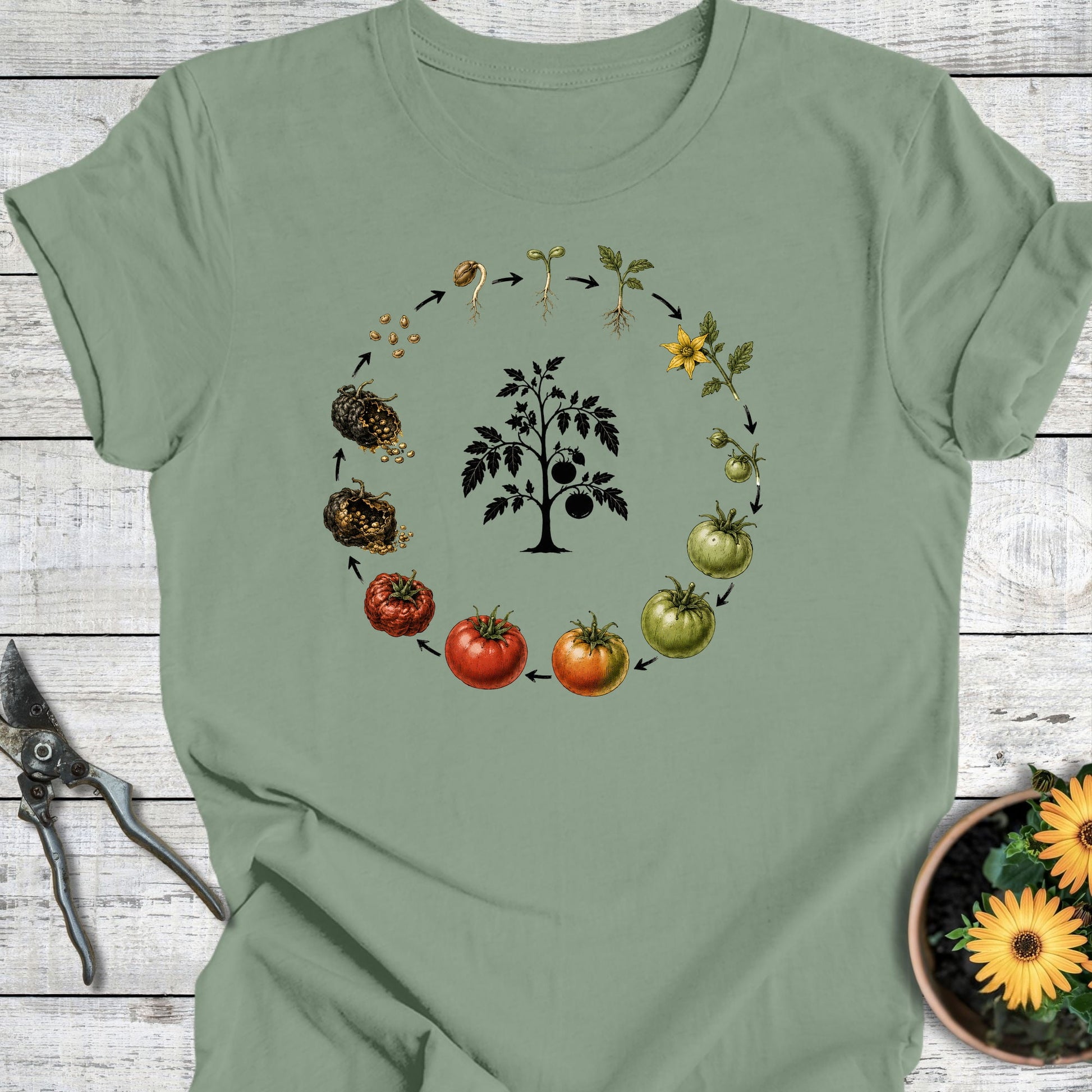 Printify T-Shirt Sage / S Seeds of Life T-Shirt