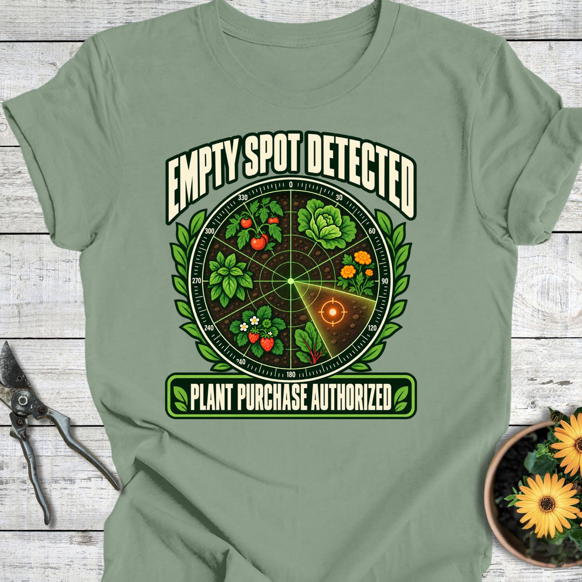 Printify T-Shirt Sage / S Spot Detected T-Shirt