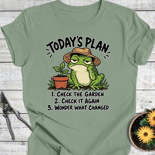 Printify T-Shirt Sage / S Today's Plan T-Shirt