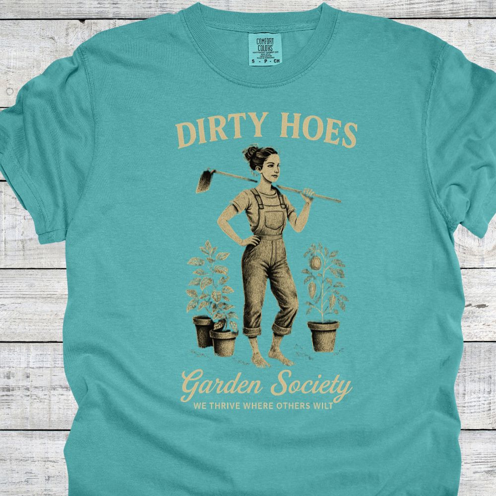 Printify T-Shirt Seafoam / S Dirty Hoes T-Shirt