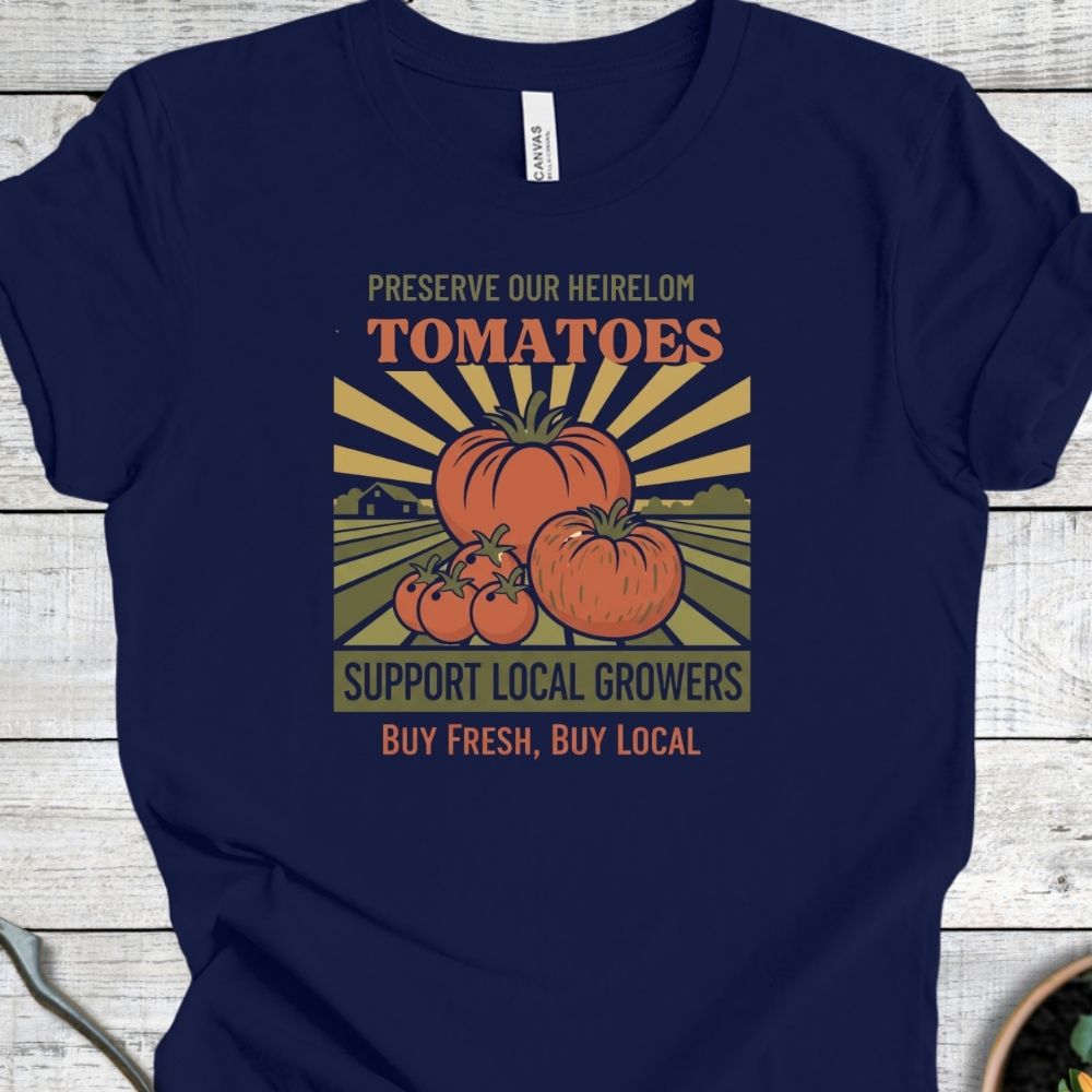 Printify T-Shirt Support Local Growers T-Shirt