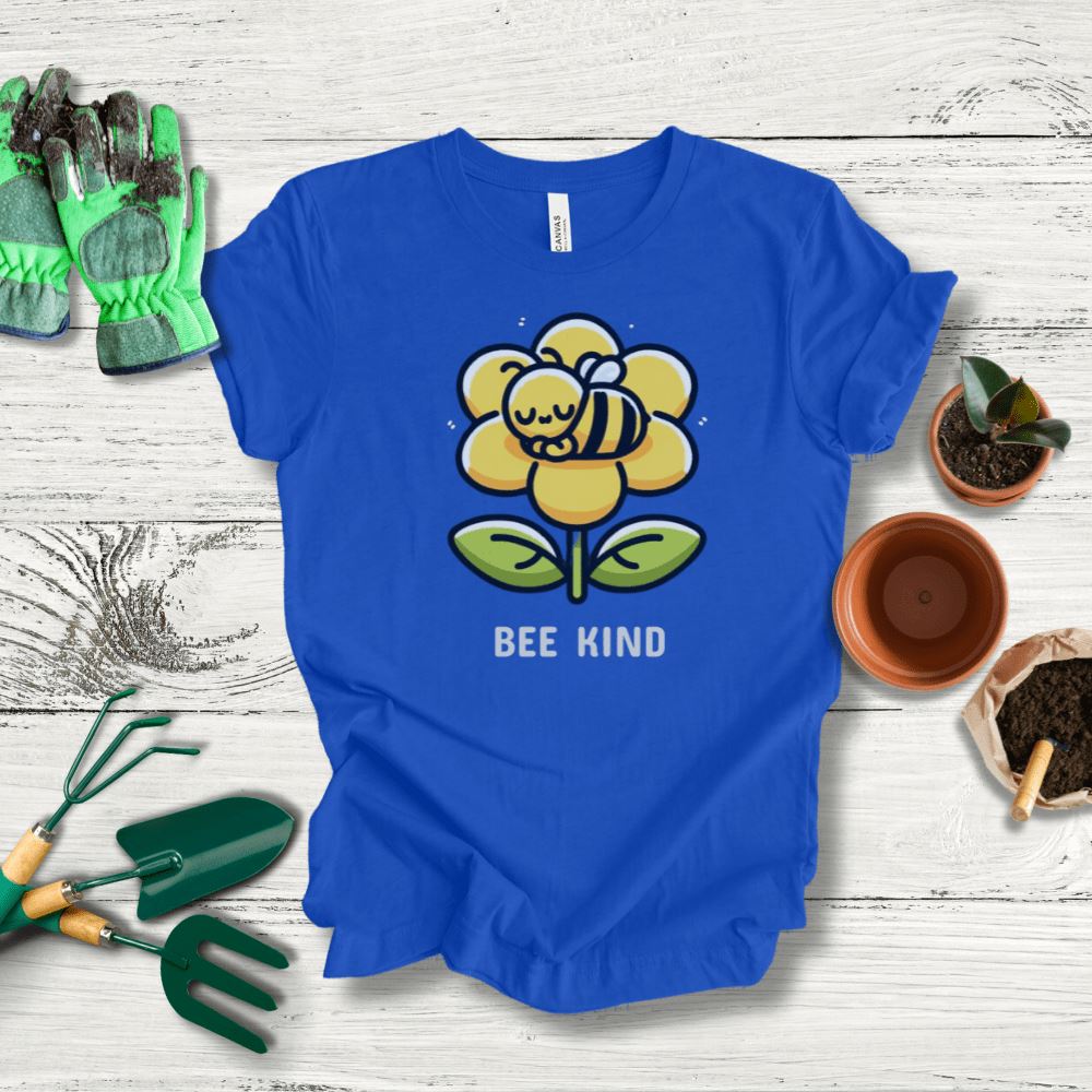 Printify T-Shirt True Royal / S Bee Kind T-Shirt