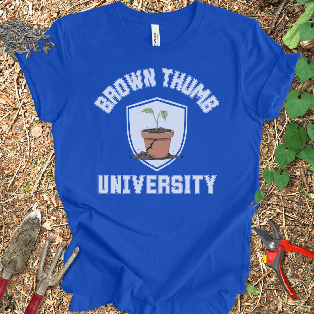 Printify T-Shirt True Royal / S Brown Thumb U