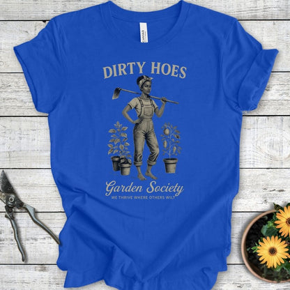 Printify T-Shirt True Royal / S Dirty Hoes v2