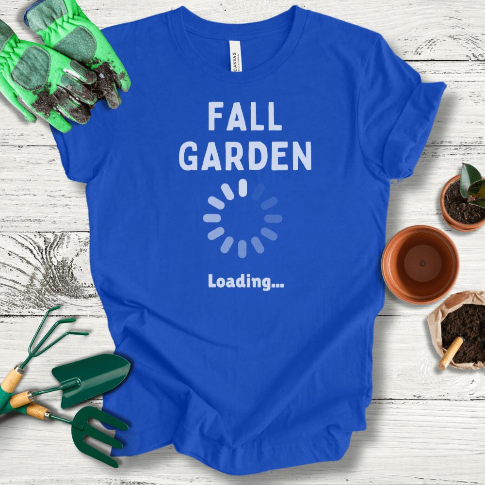 Printify T-Shirt True Royal / S Fall Garden