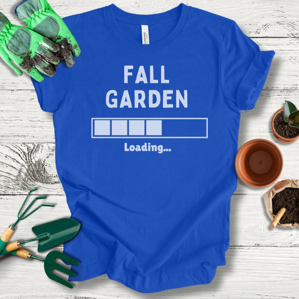 Printify T-Shirt True Royal / S Fall Garden