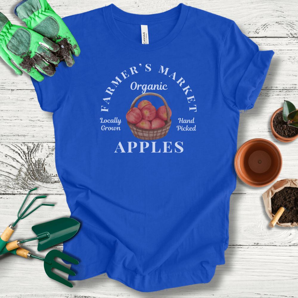 Printify T-Shirt True Royal / S Farmer's Market Apples