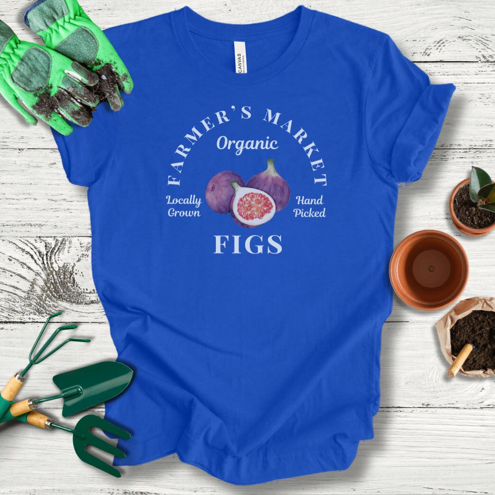 Printify T-Shirt True Royal / S Farmer's Market Figs