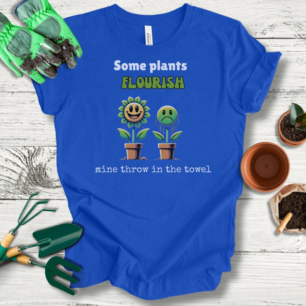 Printify T-Shirt True Royal / S Flourishing Plants