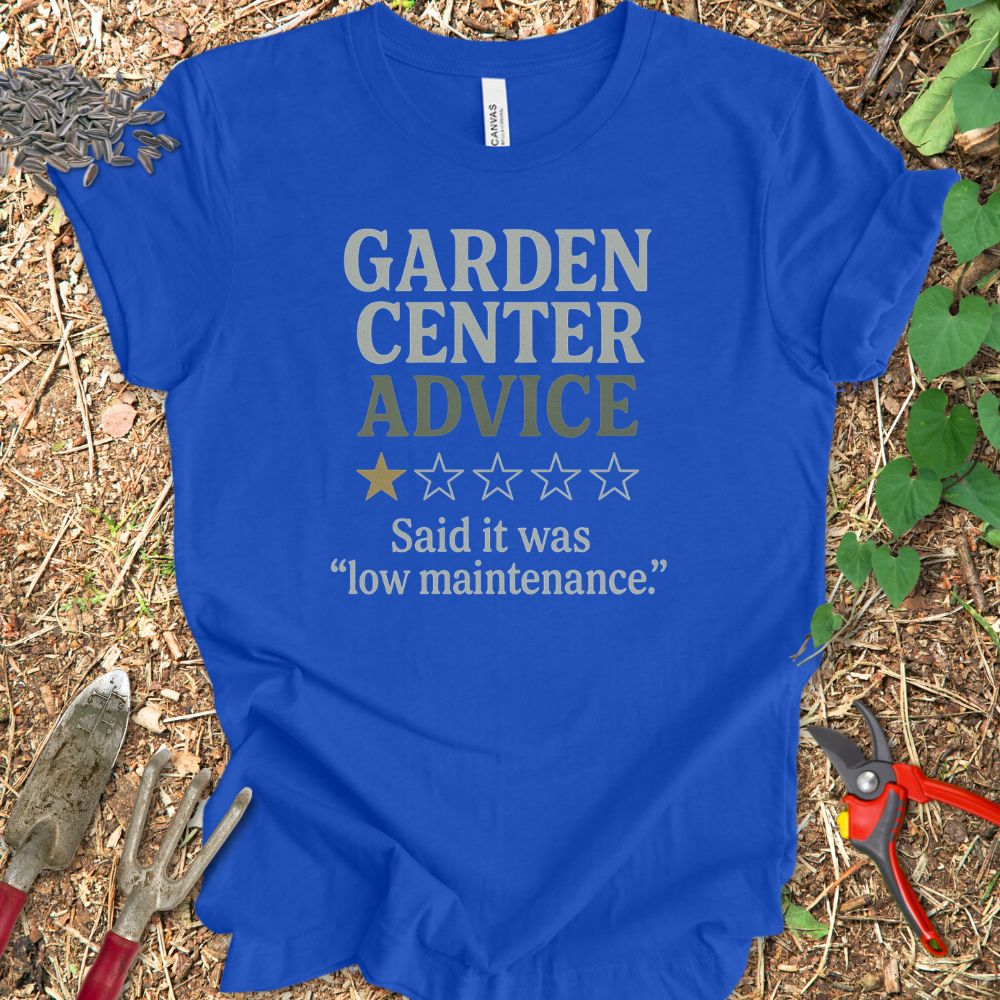 Printify T-Shirt True Royal / S Garden Center Advice