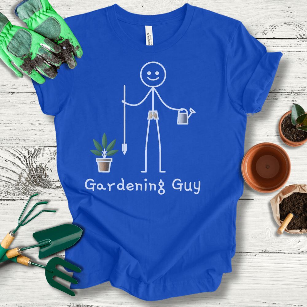 Printify T-Shirt True Royal / S Gardening Guy Shirt