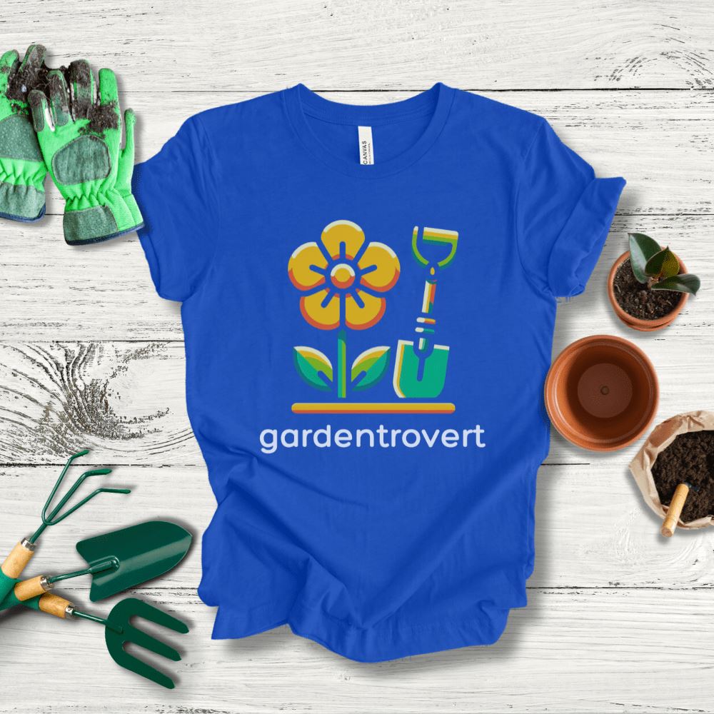 Printify T-Shirt True Royal / S Gardentrovert T-Shirt