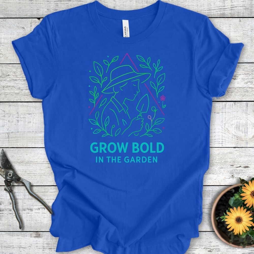 Printify T-Shirt True Royal / S Grow Bold