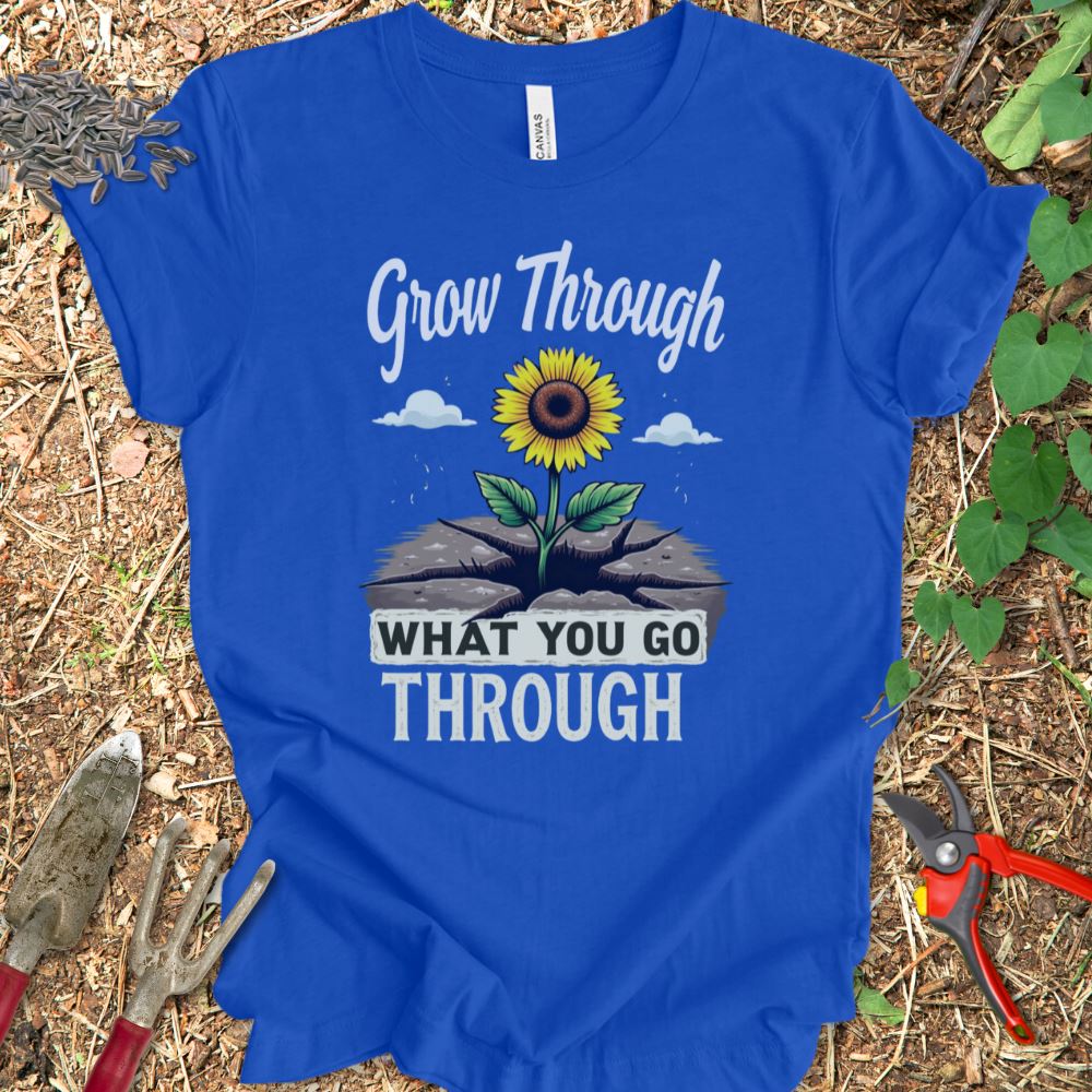 Printify T-Shirt True Royal / S Grow Through