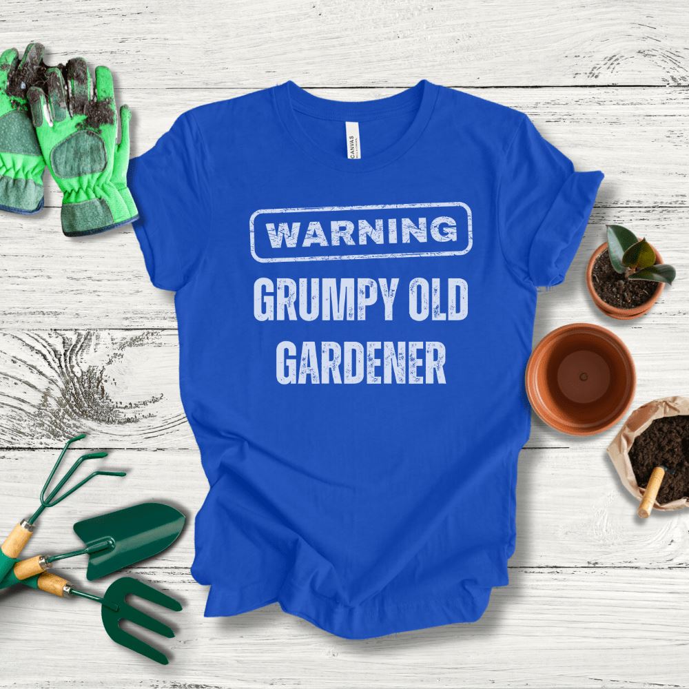 Printify T-Shirt True Royal / S Grumpy Gardener T-Shirt