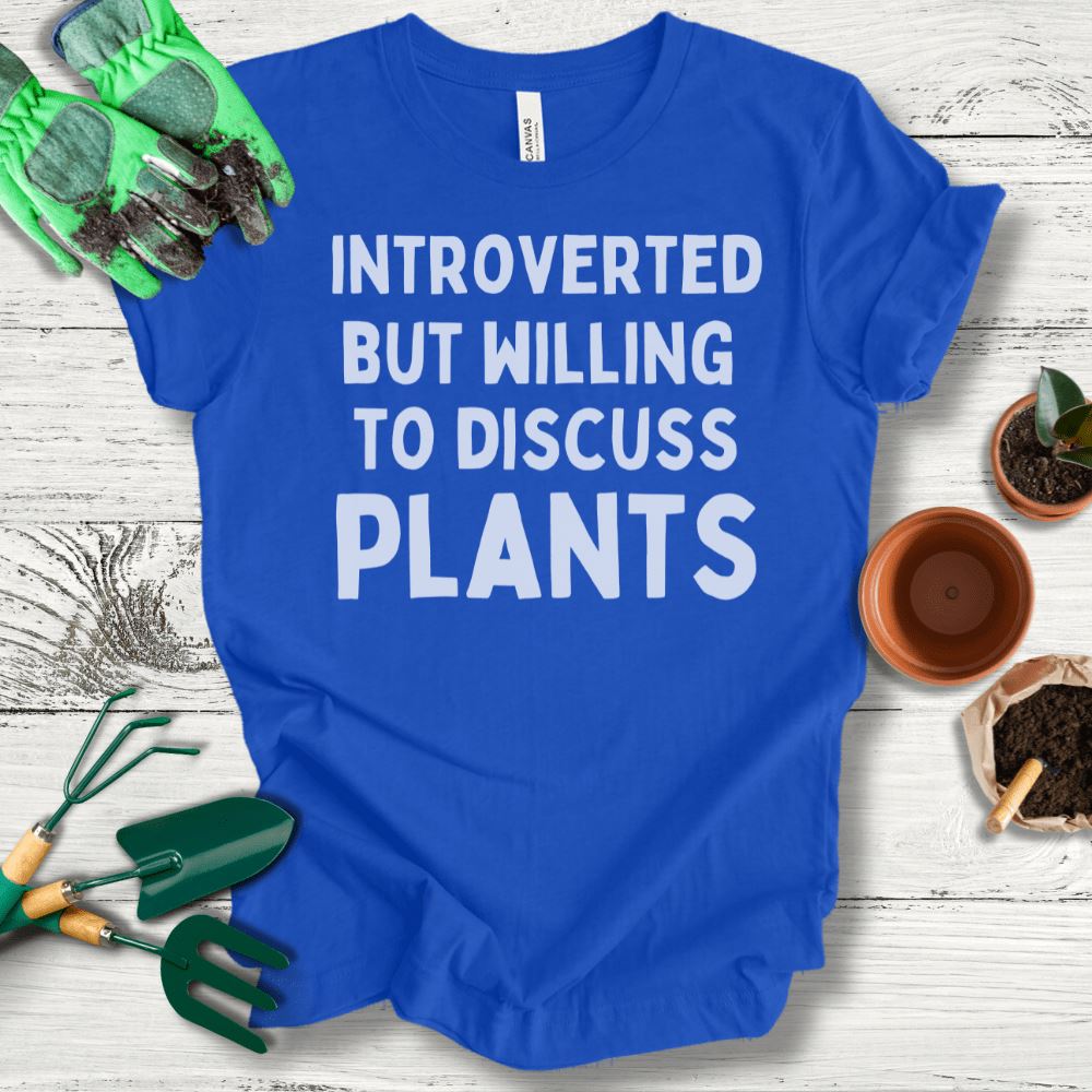 Printify T-Shirt True Royal / S Introverted But...