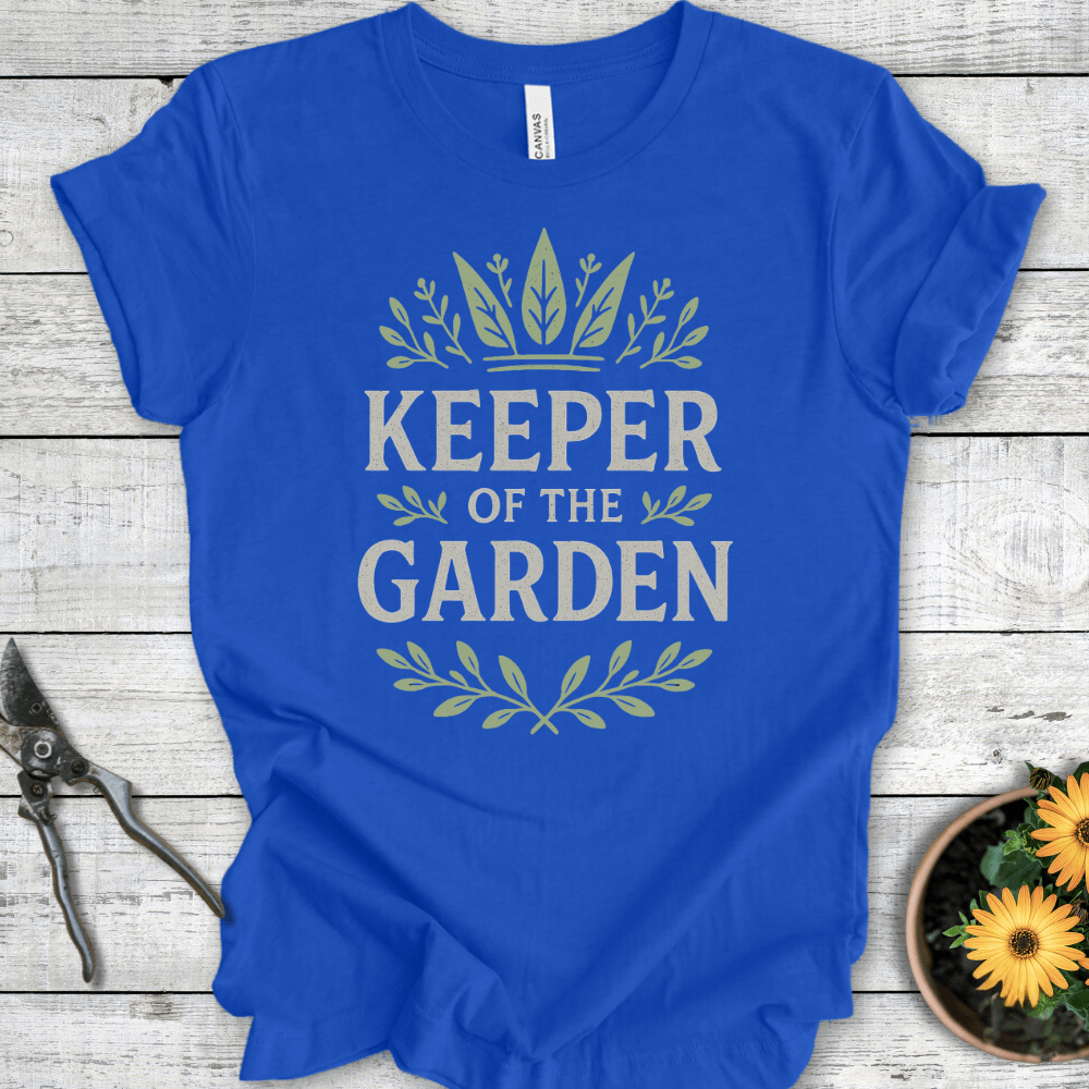 Printify T-Shirt True Royal / S Keeper of the Garden