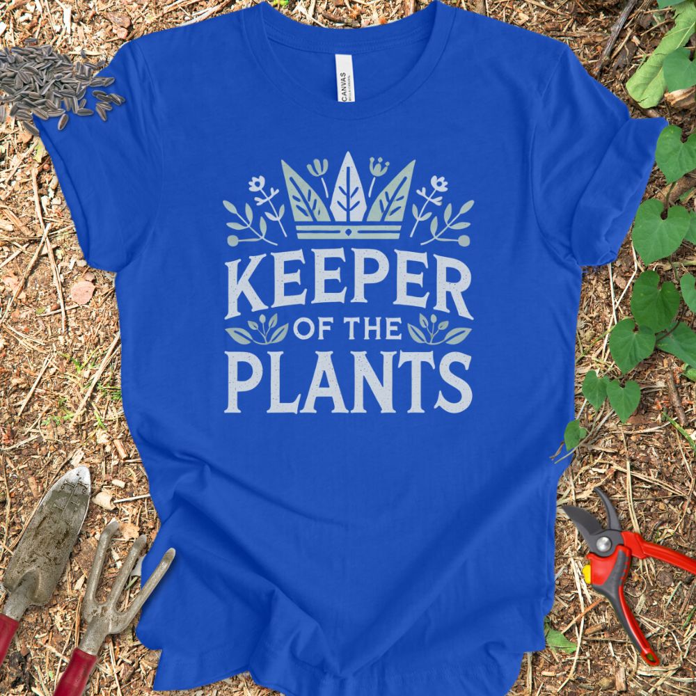 Printify T-Shirt True Royal / S Keeper of the Plants