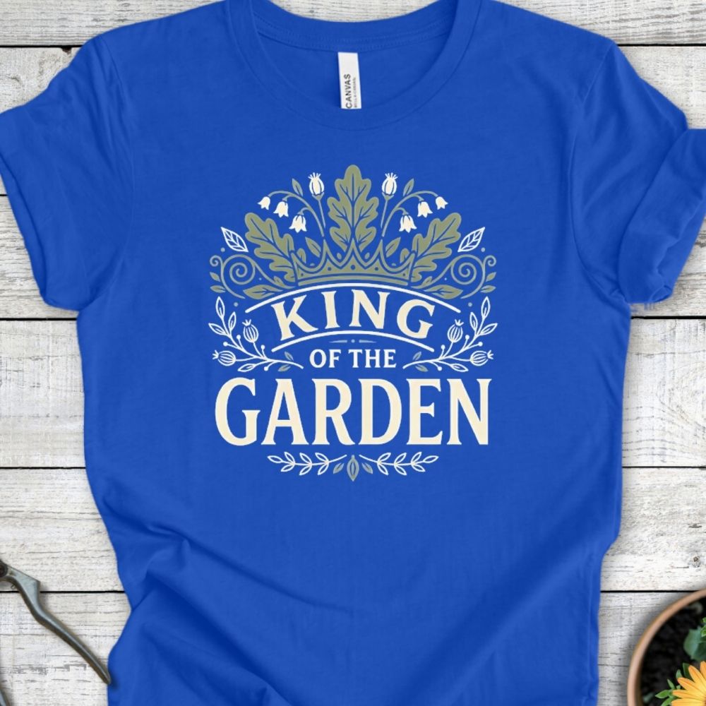 Printify T-Shirt True Royal / S King of the Garden T-Shirt