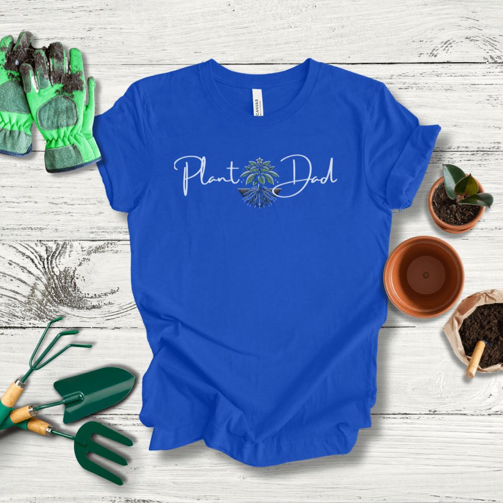 Printify T-Shirt True Royal / S Plant Dad T-Shirt