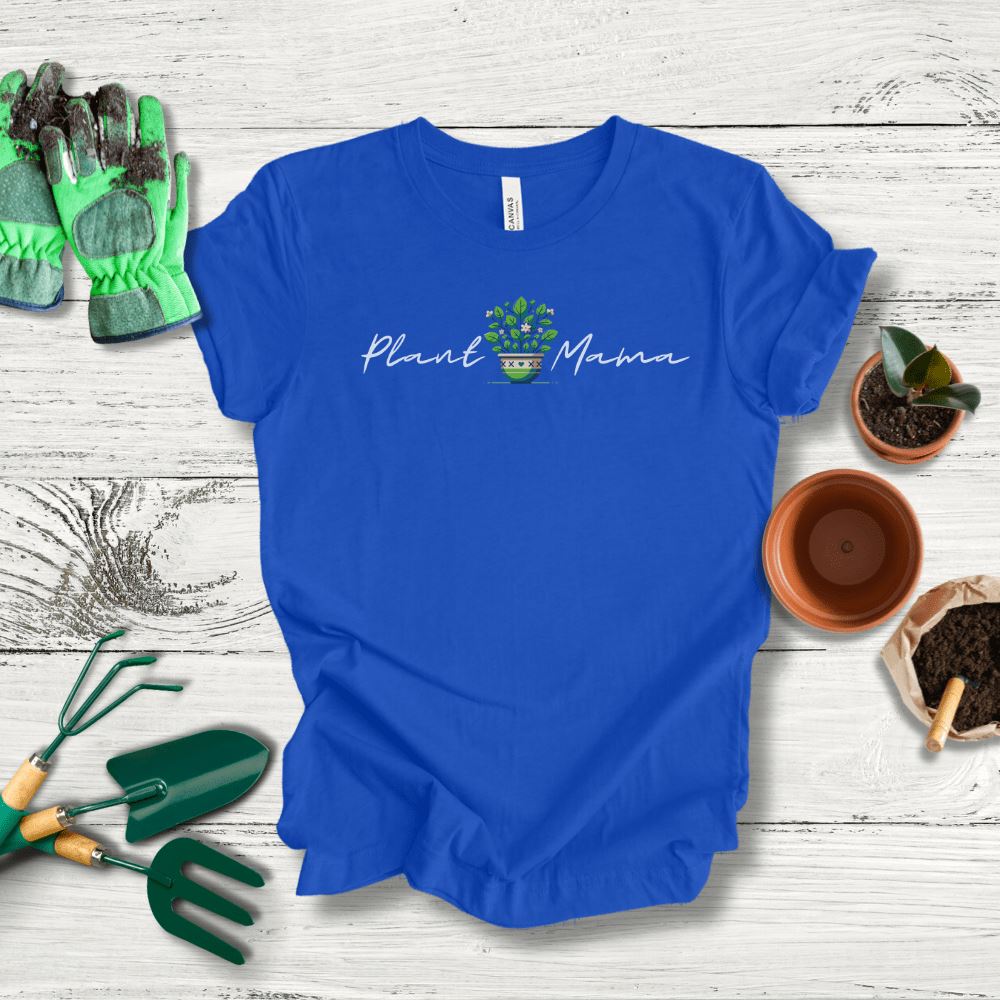 Printify T-Shirt True Royal / S Plant Mama T-Shirt