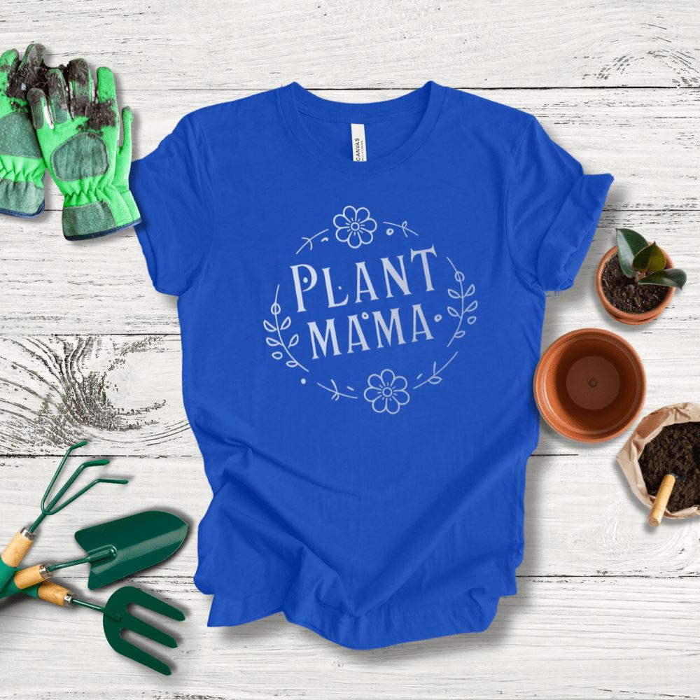 Printify T-Shirt True Royal / S Plant Mama T-Shirt