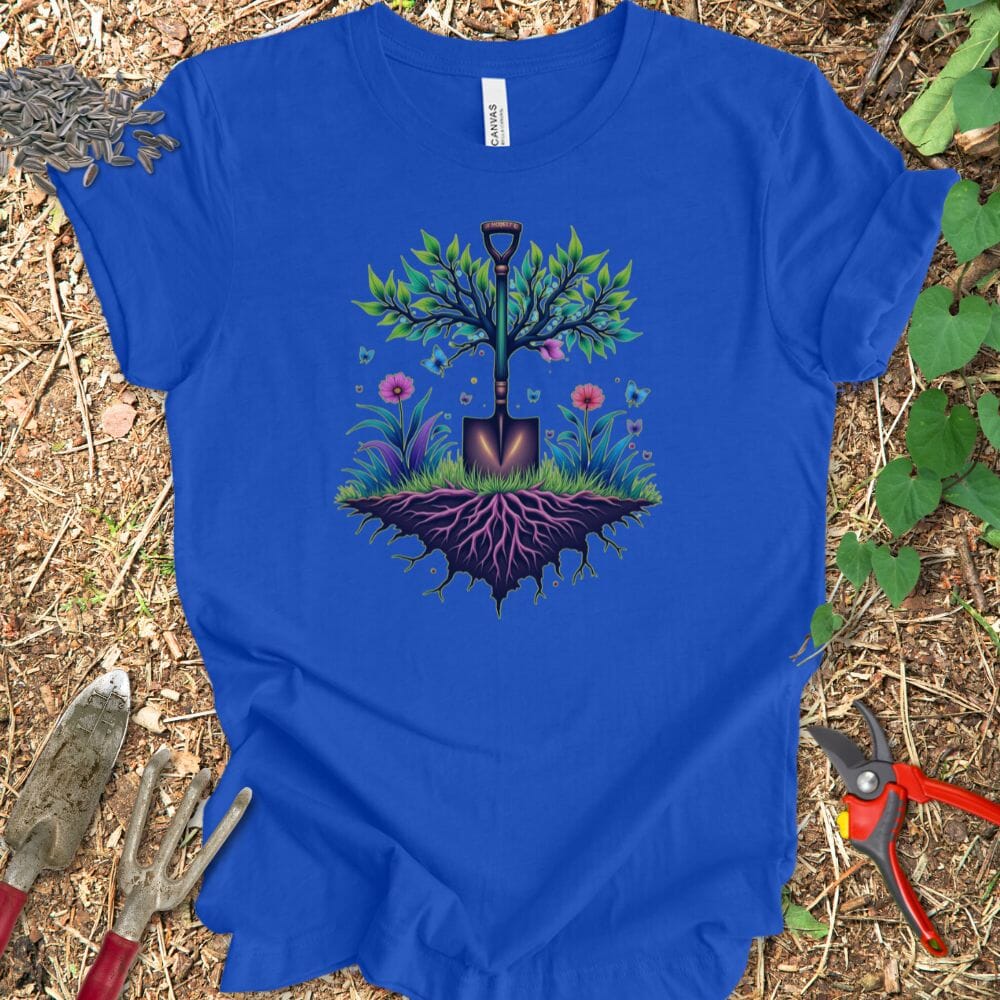 Printify T-Shirt True Royal / S Roots of Growth