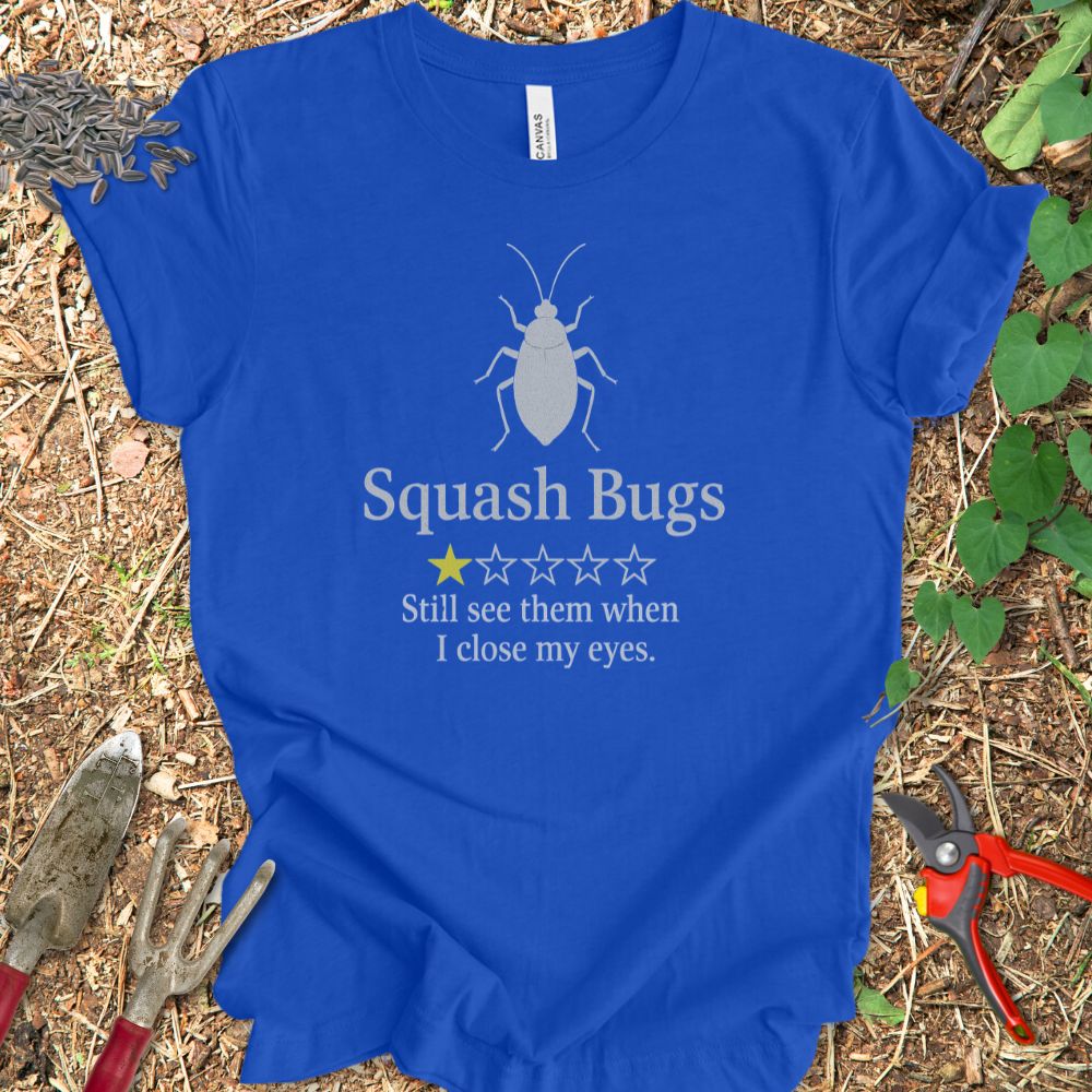 Printify T-Shirt True Royal / S Squash Bugs Review
