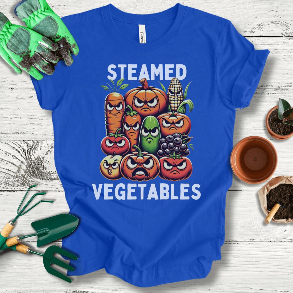 Printify T-Shirt True Royal / S Steamed Vegetables