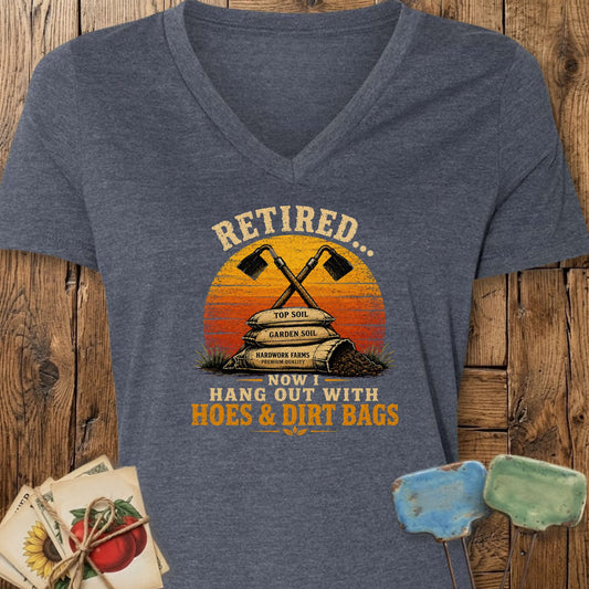 Printify V-Neck Heather Navy / S Retired V-Neck