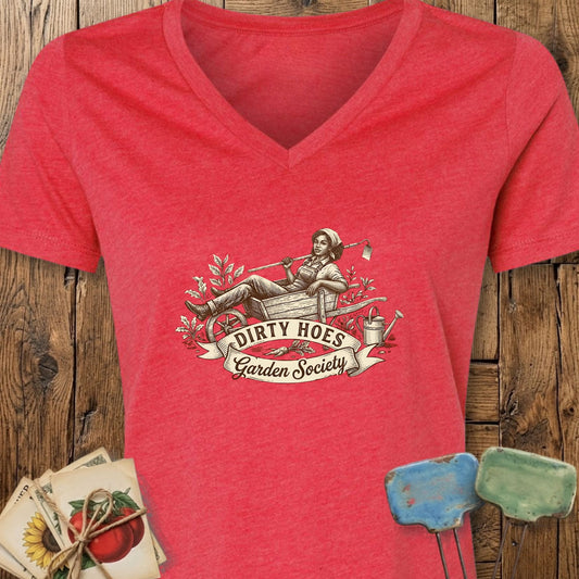 Printify V-Neck Heather Red / S Wheelbarrow Royalty Melanin Edition V-Neck