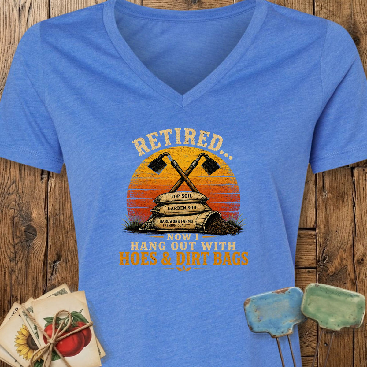 Printify V-Neck Heather True Royal / S Retired V-Neck
